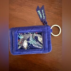 Vera Bradley Harry Potter Purple Soft Owl ID Case & Keychain